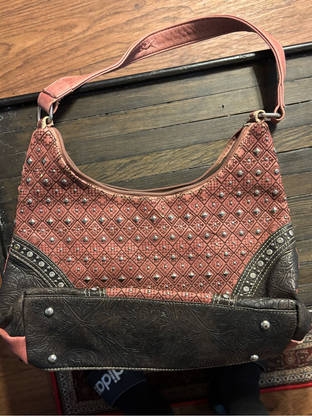 Western Studded Shoulder purse